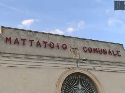 Sul portone di accesso troneggia ancora la scritta �Mattatoio comunale� con tanto di stemma della citt�